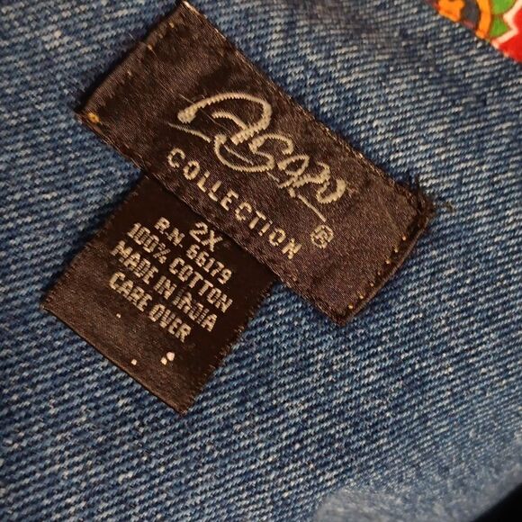Agapo Patchwork Paisley Denim Jacket - Picture 7 of 8